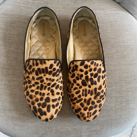 Birdies Shoes - BIRDIES The Starling in Cheetah Calf Hair